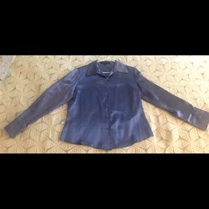 90s Vintage Satin Blouse Kasper